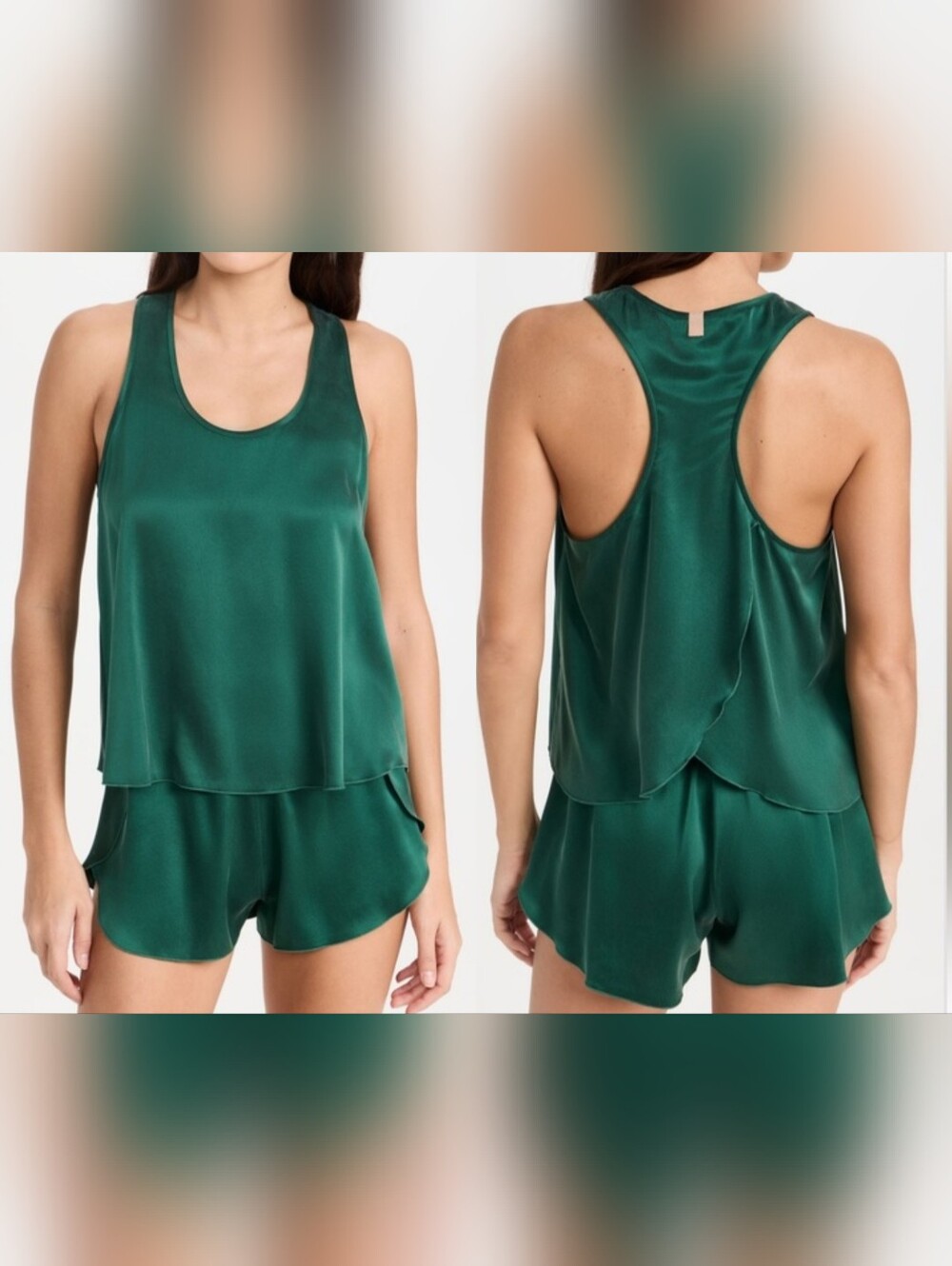 Lunya Tulip Racer Back Silk Top